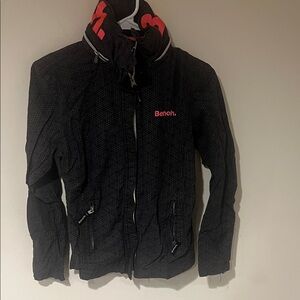 Bench Dark Jacket with Pink Accents